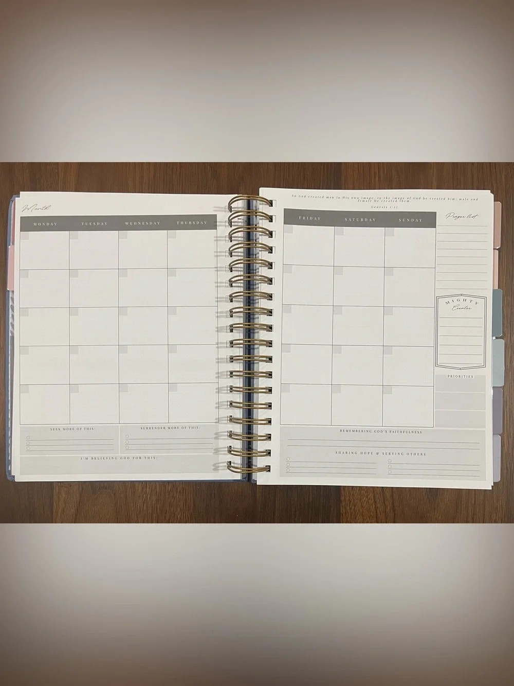 Planner/Agenda Christian